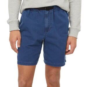 A.P.C. Youri Blue Cotton Denim Elastic Waist Drawstring Bermuda Shorts -  3381